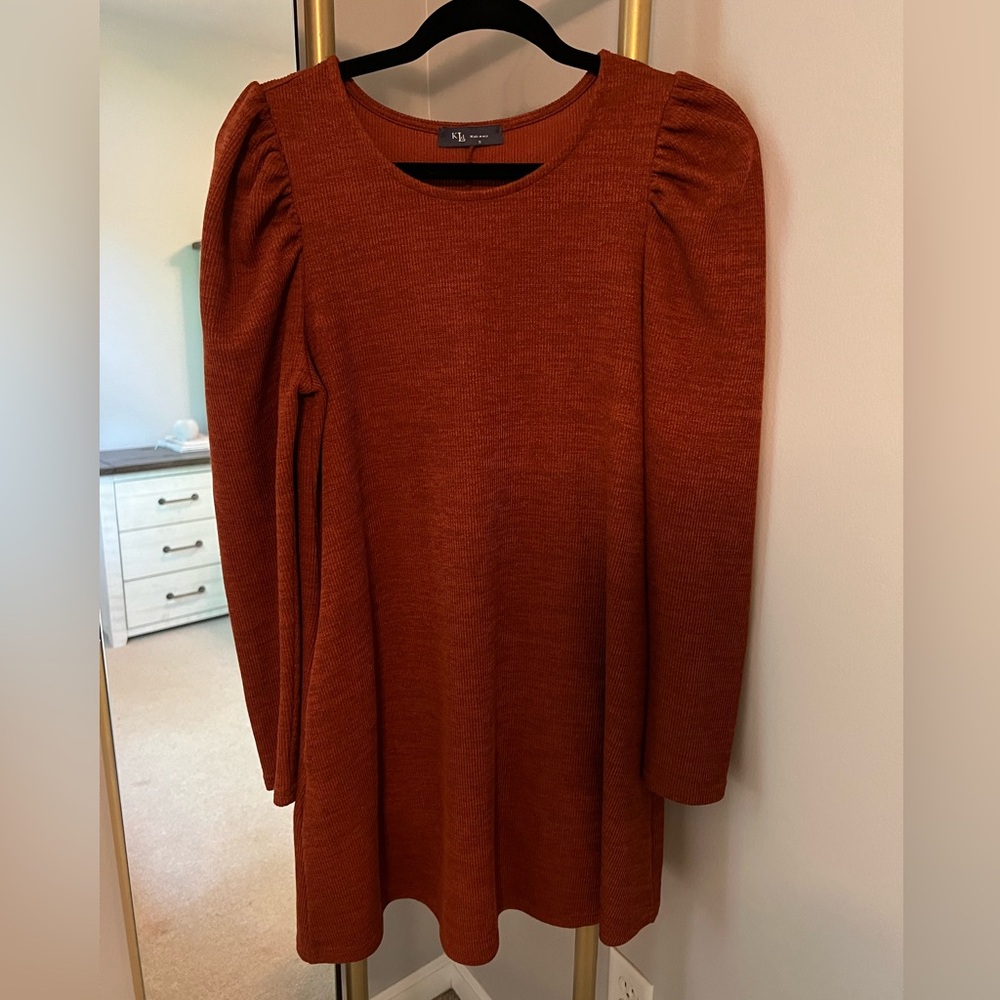 Knit mini dress